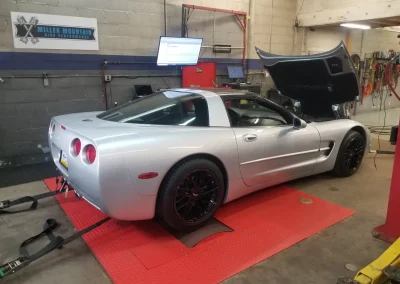 Corvette on the dyno