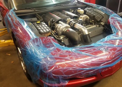 Turbo on a corvette 1