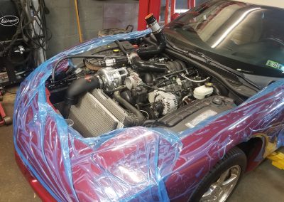 corvette in the shop corvette in the shop