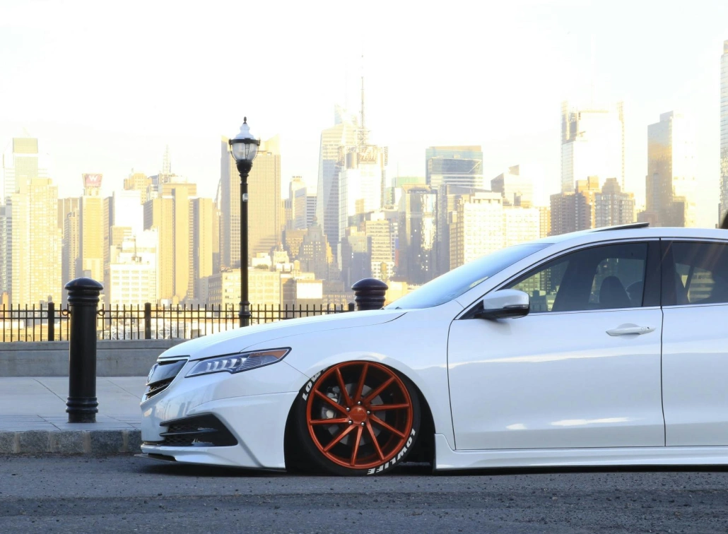 lowered car